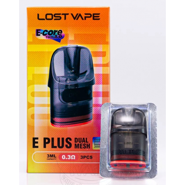 cartridge lost vape Lost Vape E Plus Cartridge Replacement Pods (Box of 3) main image 0